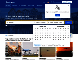 book-a-hotel-in-the-netherlands.com screenshot