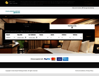 book-airport-hotels.gatwickairport.com screenshot