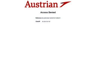 book.austrian.com screenshot