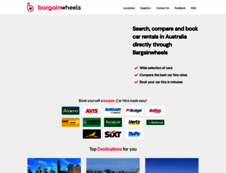 book.bargainwheels.com.au screenshot