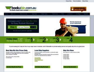 bookabin.com.au screenshot