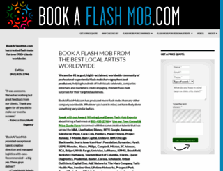 bookaflashmob.com screenshot