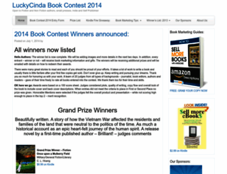 bookcontest2014.luckycinda.com screenshot