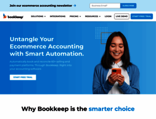bookeep.com screenshot