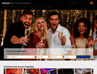 bookentertainment.co.uk screenshot
