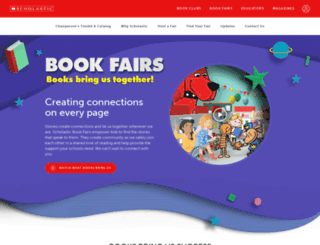 bookfairs.scholastic.com screenshot