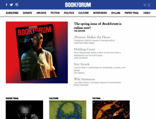 bookforum.com screenshot