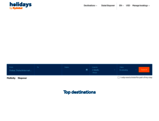 bookholidays.flydubai.com screenshot