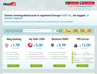 booking-albania.com screenshot