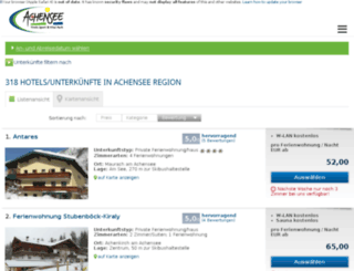 booking.achensee.info screenshot
