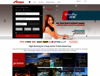 booking.airpaz.com screenshot