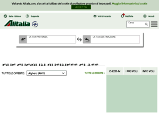 booking.alitalia.com screenshot