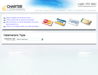 booking.chartercatamaran.com screenshot