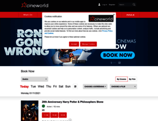 booking.cineworld.ie screenshot