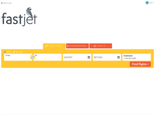 booking.fastjet.com screenshot