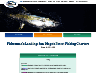 booking.fishermanslanding.com screenshot