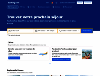 booking.fr screenshot