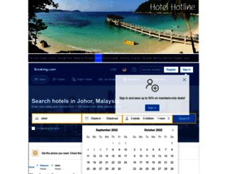 booking.johortravel.com screenshot