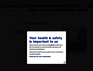 booking.lifelabs.com screenshot