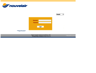 booking.nouvelair.com screenshot