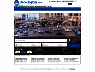 bookingcar.com screenshot