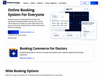 bookingcommerce.com screenshot