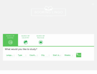 bookinglingo.com screenshot