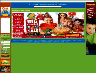 bookings.partycastles.com screenshot