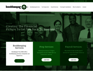 bookkeeperplusar.com screenshot