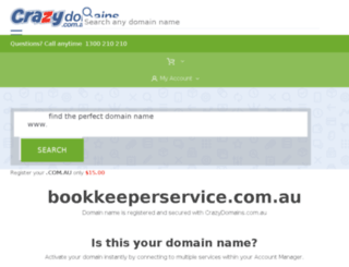 bookkeeperservice.com.au screenshot