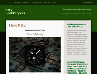 bookkeepersofkaty.com screenshot