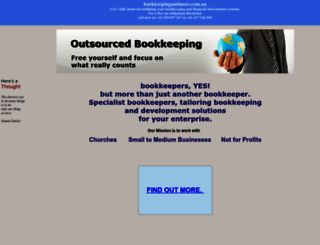 bookkeepingandmore.com.au screenshot