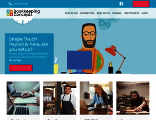 bookkeepingconcepts.com.au screenshot