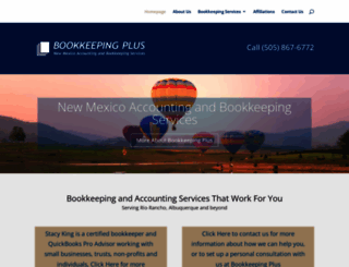 bookkeepingplusnm.com screenshot