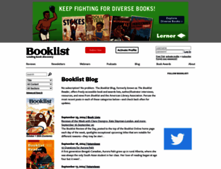 booklistreader.com screenshot