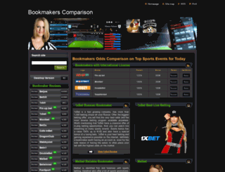 bookmakers-comparison.webnode.com screenshot