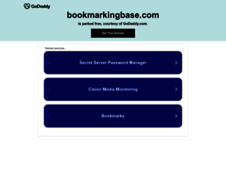 bookmarkingbase.com screenshot