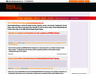 bookmarkingfree.com screenshot
