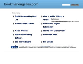 bookmarkingsites.com screenshot