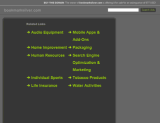 bookmarksilver.com screenshot