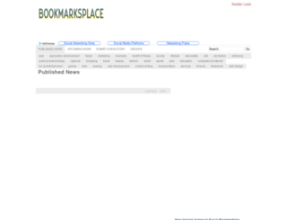 bookmarksplace.com screenshot