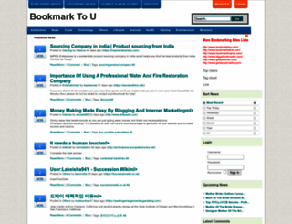 bookmarktou.com screenshot