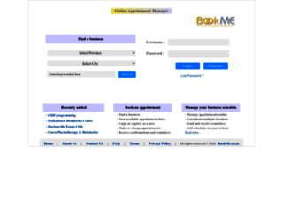 bookme.co.za screenshot