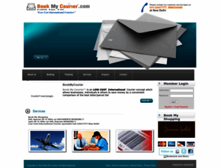 bookmycourier.com screenshot