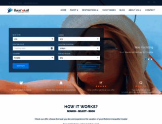 booknsail.com screenshot