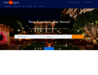 bookourvenue.com screenshot