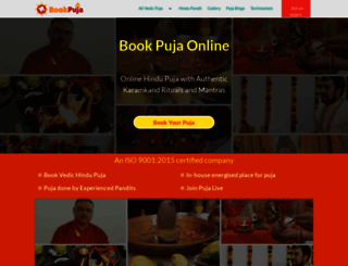 bookpuja.com screenshot