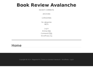 bookreviewavalanche.com screenshot