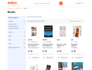books.kelkoo.co.uk screenshot