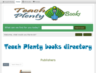 books.teachplenty.com screenshot